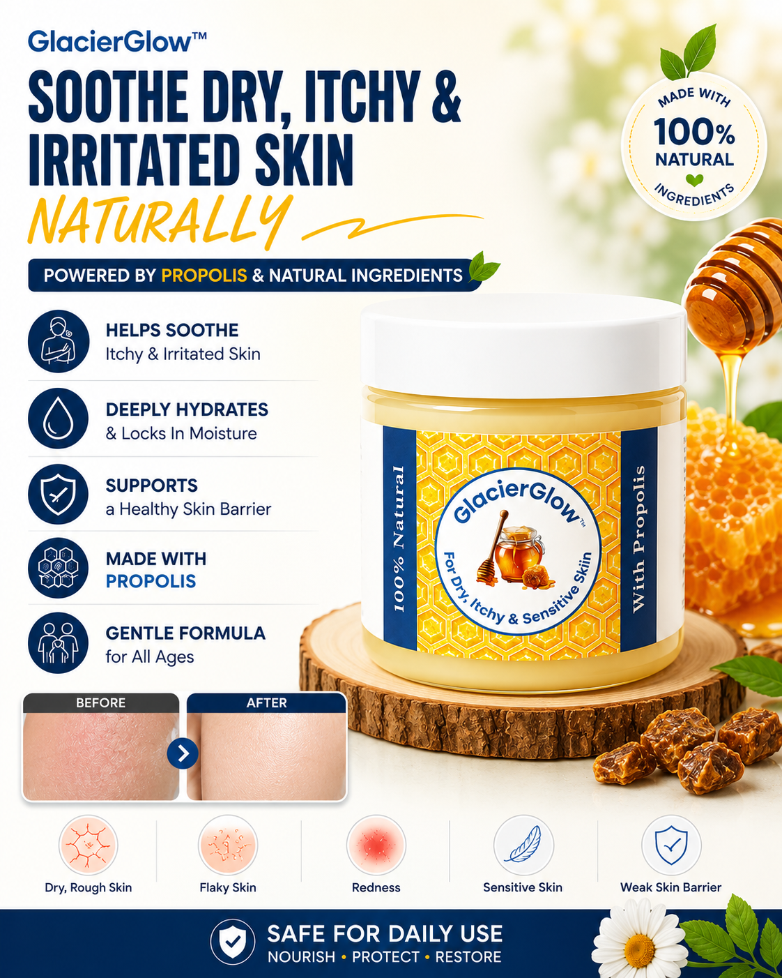 GlacierGlow™ Skin Barrier Cream