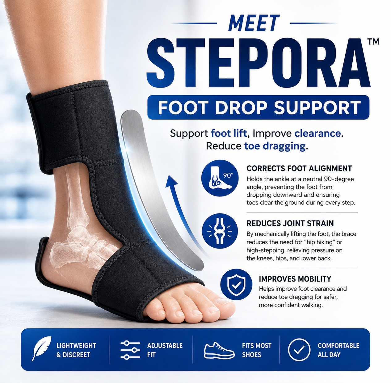 Stepora™ Foot Lift Brace